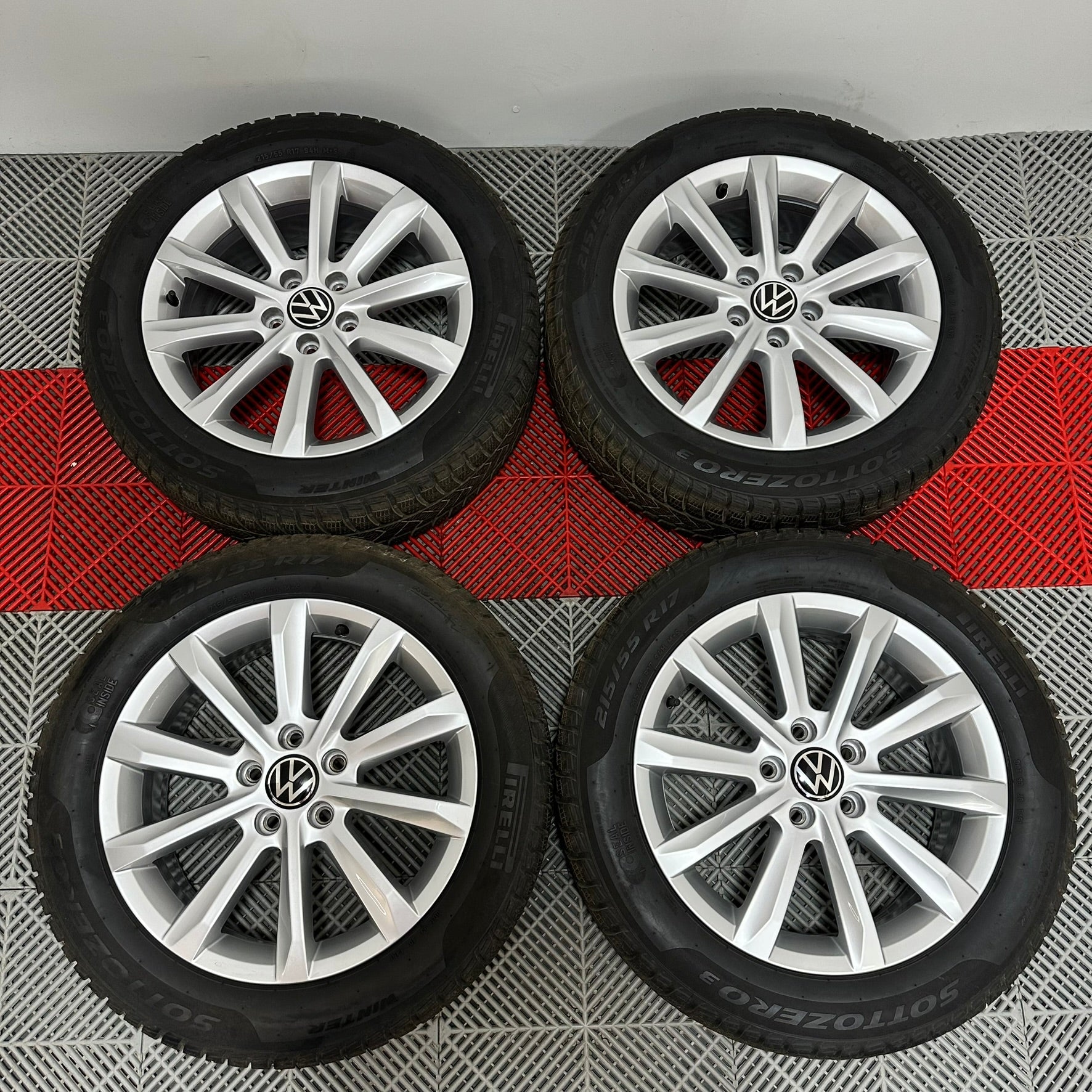 ❄️Set jante VW R17 Passat T-Roc Touran "Helsinki" anv iarna 215/55 R17