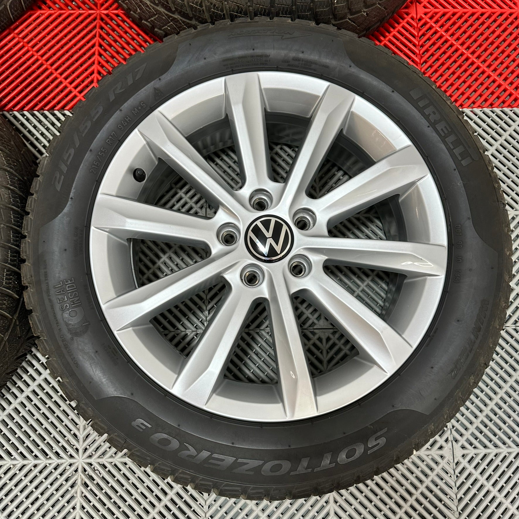 ❄️Set jante VW R17 Passat T-Roc Touran "Helsinki" anv iarna 215/55 R17