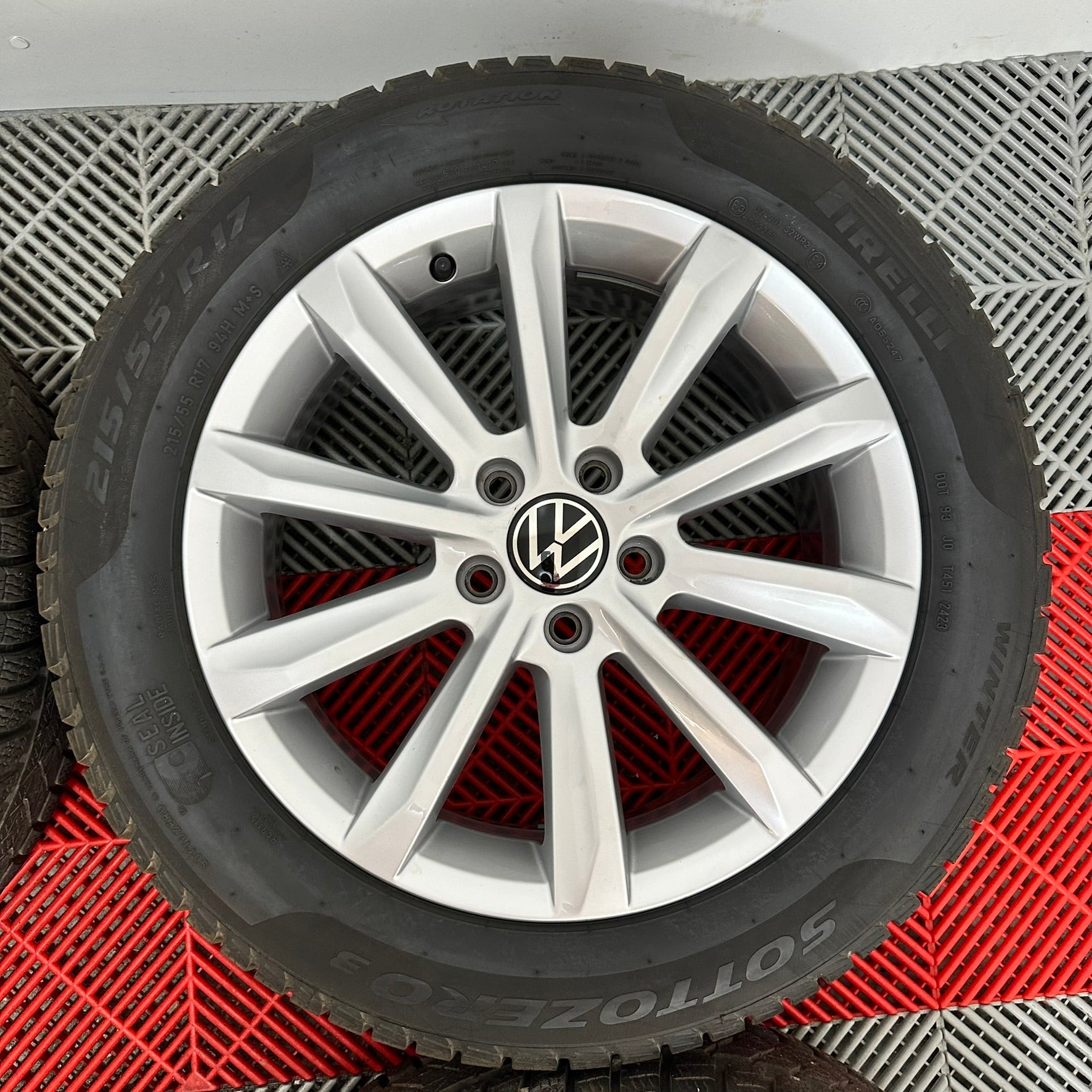 ❄️Set jante VW R17 Passat T-Roc Touran "Helsinki" anv iarna 215/55 R17
