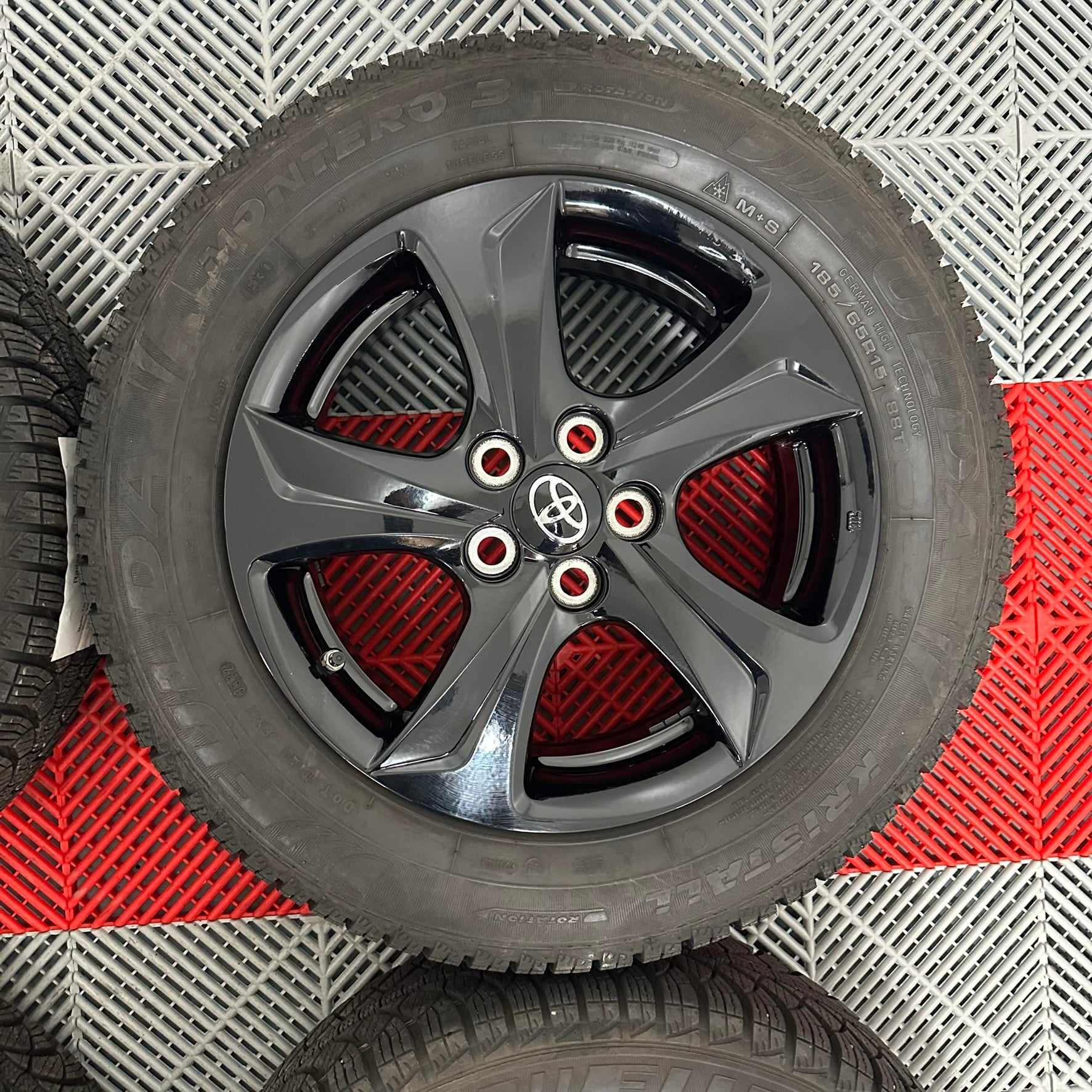 ❄️Jante Toyota Yaris R15 TVA21%  anv iarna 185/65 R15